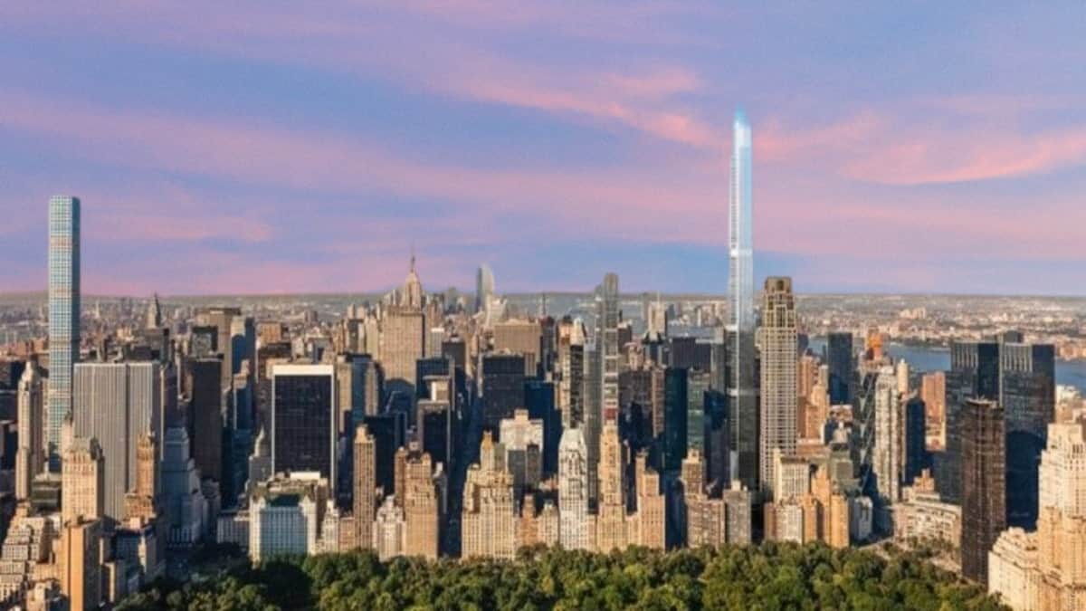 Top 2nd number tallest building in nyc is Central Park Tower